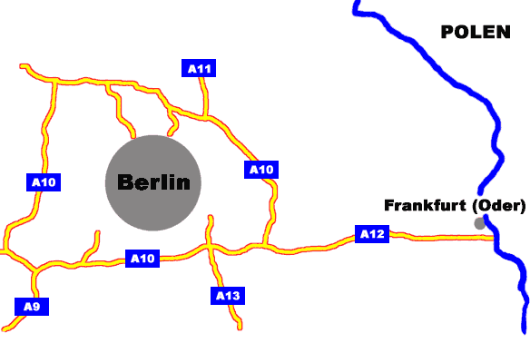 Anfahrt - Übersichtskarte