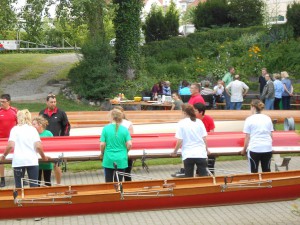 Studentenrudern-Training